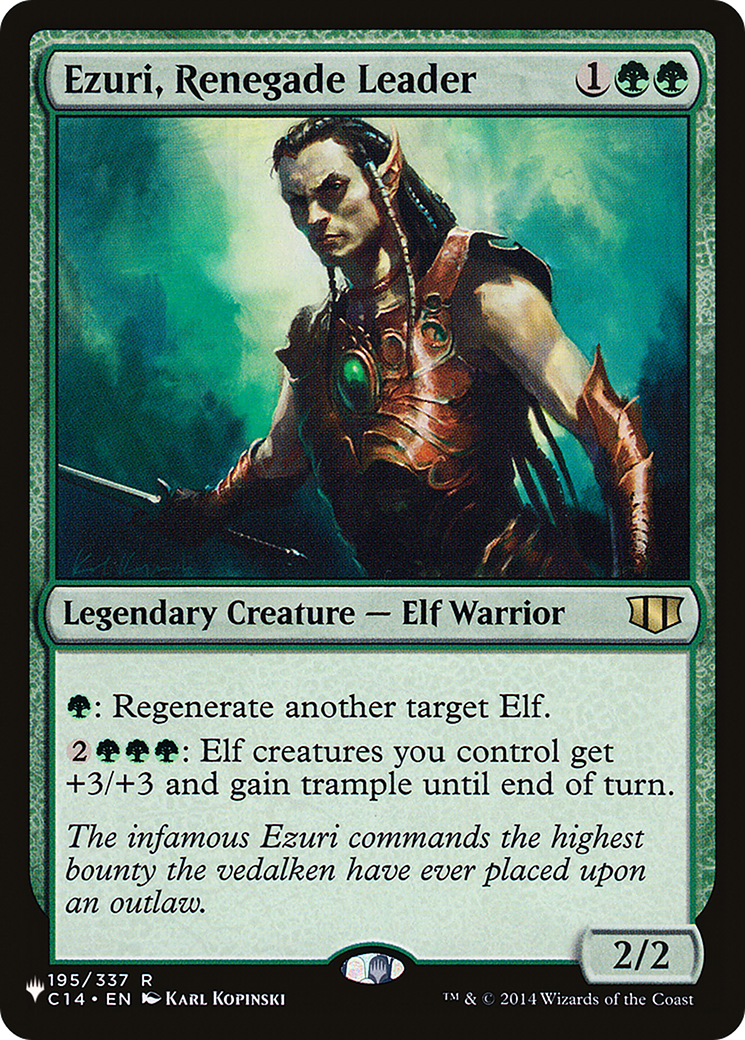 Ezuri, Renegade Leader [The List] | Galaxy Games LLC