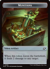 Robot // Munitions Double-Sided Token [Edge of Eternities Tokens] | Galaxy Games LLC