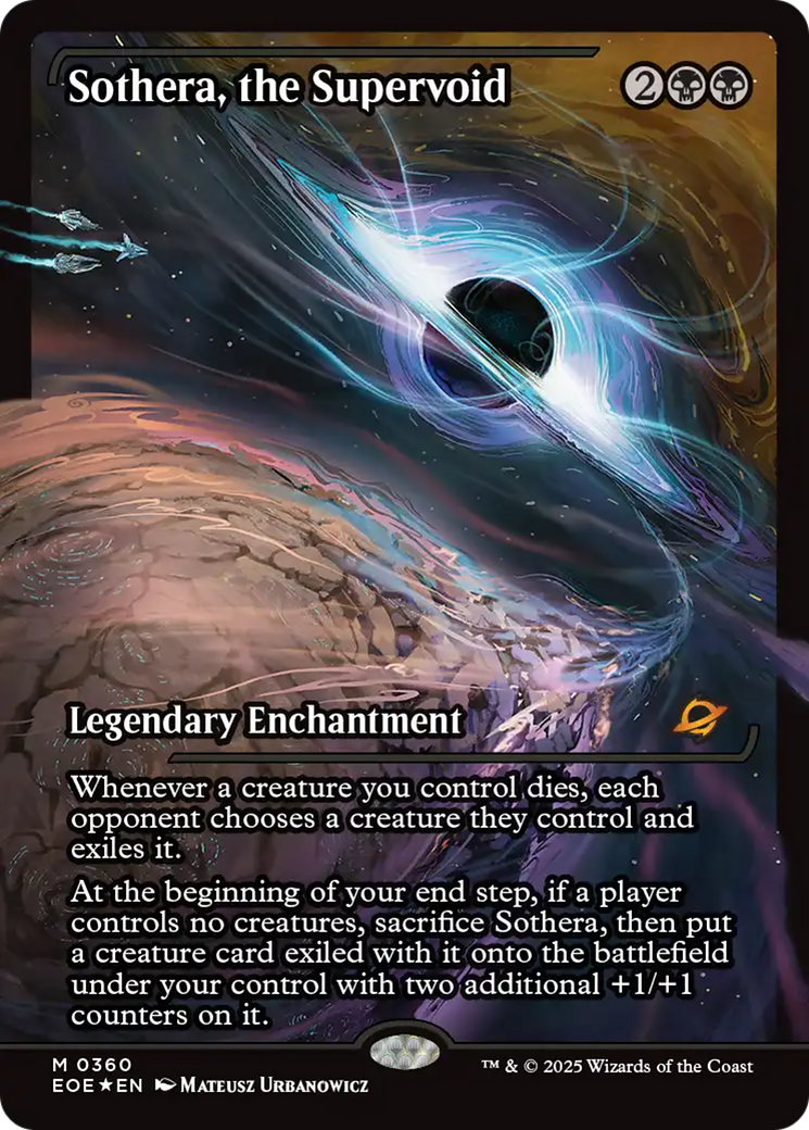 Sothera, the Supervoid (Showcase) [Edge of Eternities] | Galaxy Games LLC