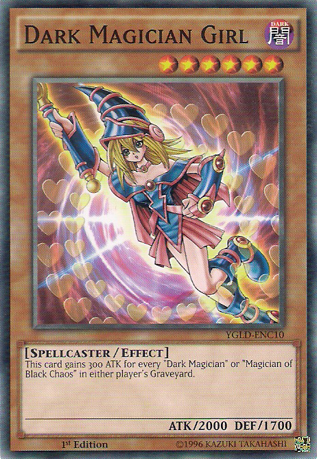 Dark Magician Girl [YGLD-ENC10] Common | Galaxy Games LLC