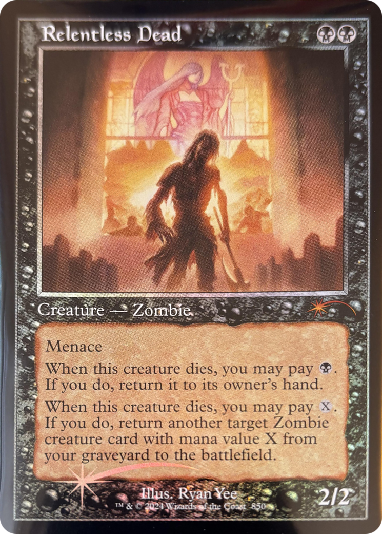 Relentless Dead (Retro Frame) [Secret Lair Drop Series] | Galaxy Games LLC