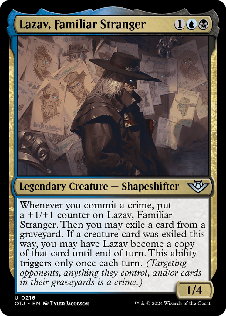 Lazav, Familiar Stranger [Outlaws of Thunder Junction] | Galaxy Games LLC