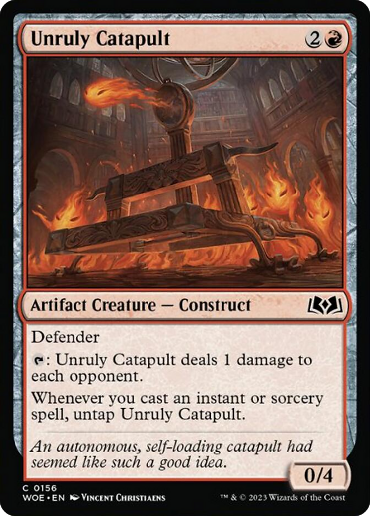 Unruly Catapult [Wilds of Eldraine] | Galaxy Games LLC