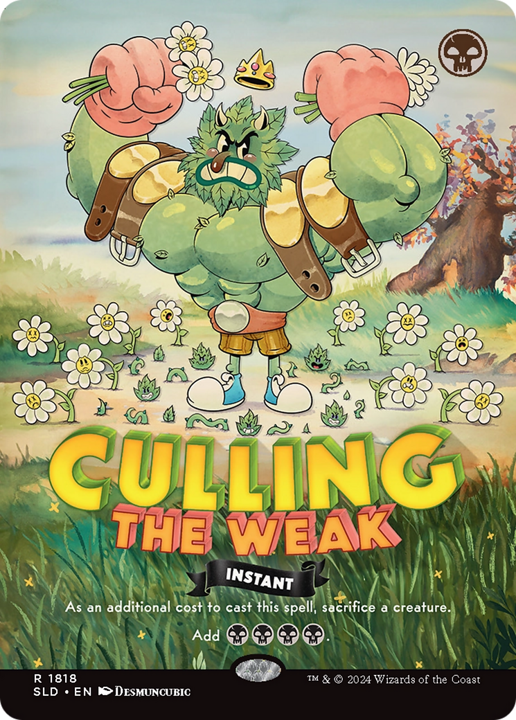 Culling the Weak (Rainbow Foil) [Secret Lair Drop Series] | Galaxy Games LLC