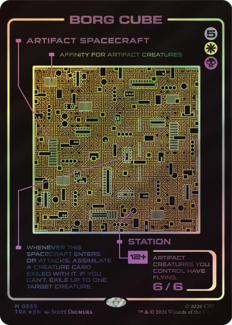 Borg Cube (Showcase) [Star Trek] | Galaxy Games LLC
