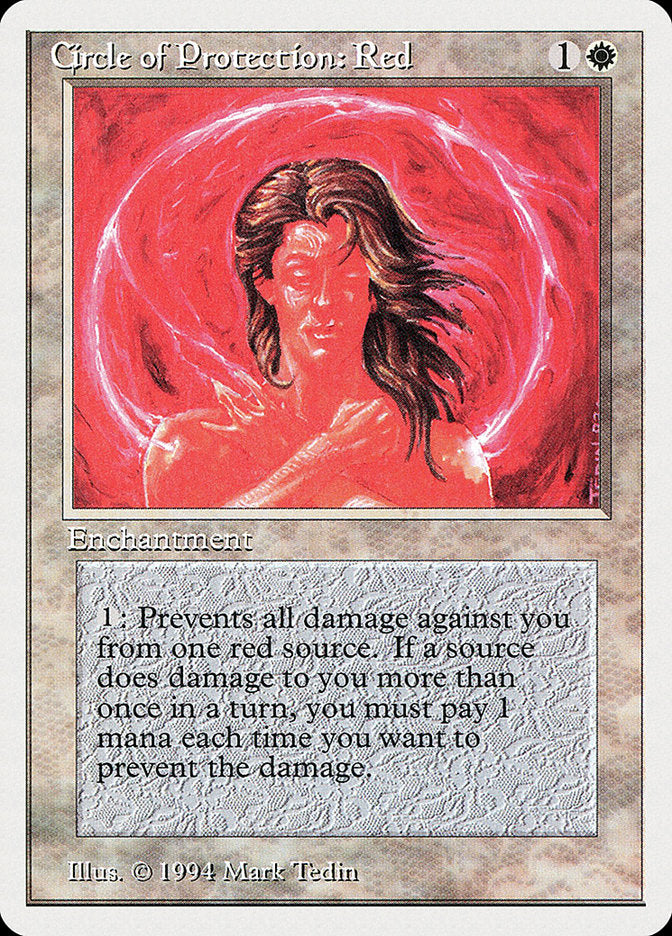 Circle of Protection: Red [Summer Magic / Edgar] | Galaxy Games LLC