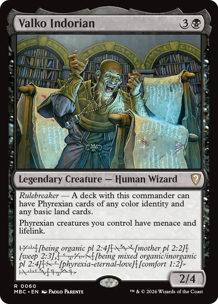 Valko Indorian [Mystery Booster: Commander Edition] | Galaxy Games LLC