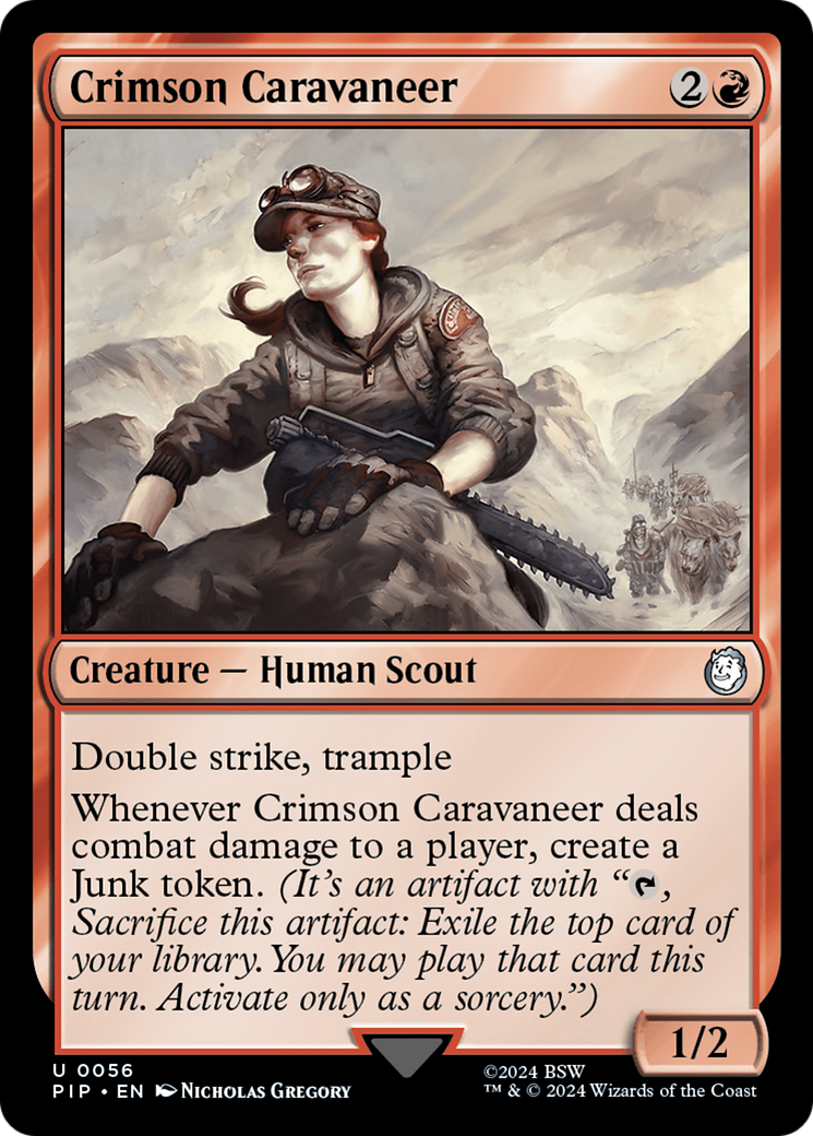 Crimson Caravaneer [Fallout] | Galaxy Games LLC