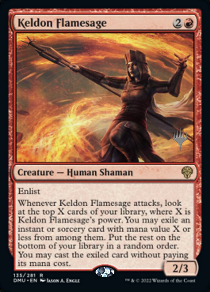 Keldon Flamesage (Promo Pack) [Dominaria United Promos] | Galaxy Games LLC