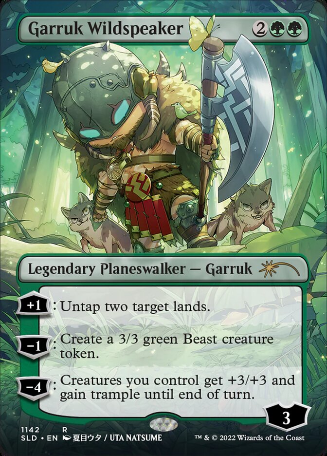 Garruk Wildspeaker (Borderless) [Secret Lair Drop Series] | Galaxy Games LLC