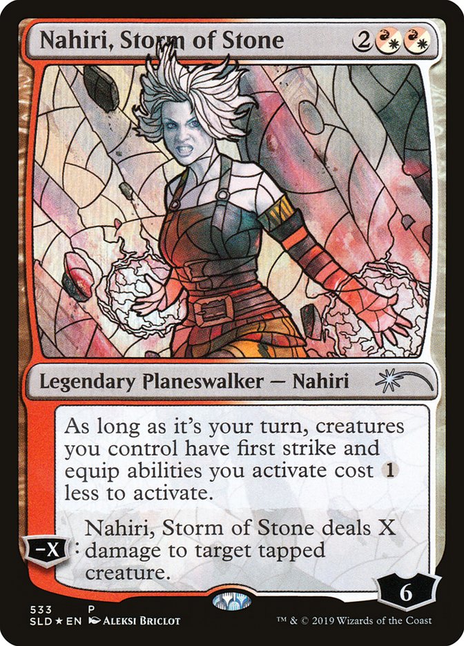 Nahiri, Storm of Stone (Stained Glass) [Secret Lair Drop Promos] | Galaxy Games LLC