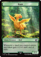 Bird (0017) // Wizard (0015) Double-Sided Token [FINAL FANTASY Tokens] | Galaxy Games LLC