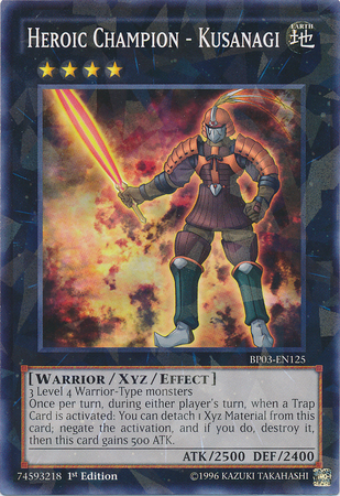 Heroic Champion - Kusanagi [BP03-EN125] Shatterfoil Rare | Galaxy Games LLC