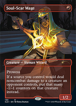 Soul-Scar Mage (Borderless) [Secret Lair Drop Series] | Galaxy Games LLC