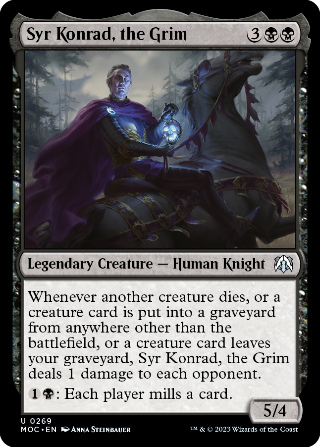 Syr Konrad, the Grim [March of the Machine Commander] | Galaxy Games LLC