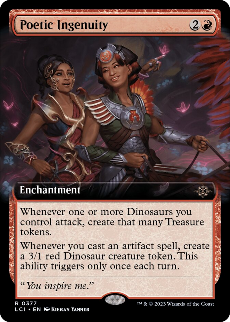 Poetic Ingenuity (Extended Art) [The Lost Caverns of Ixalan] | Galaxy Games LLC