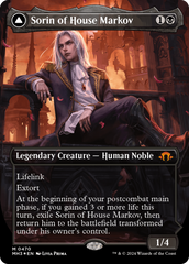 Sorin of House Markov // Sorin, Ravenous Neonate (Borderless) (Textured Foil) [Modern Horizons 3] | Galaxy Games LLC