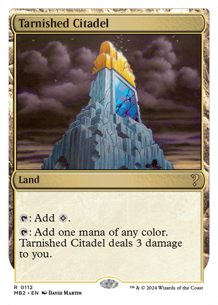 Tarnished Citadel (White Border) [Mystery Booster 2] | Galaxy Games LLC