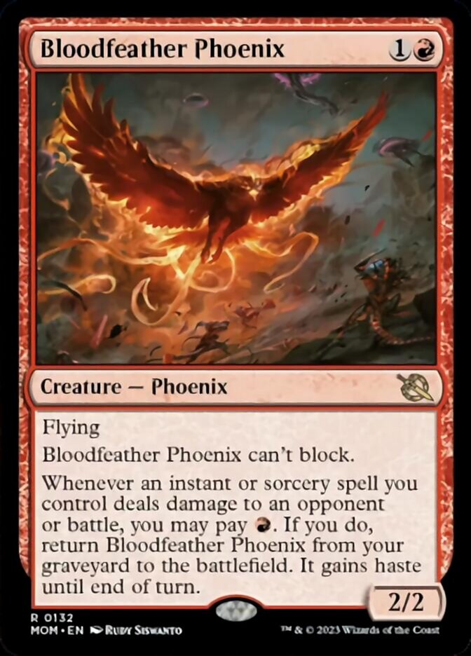 Bloodfeather Phoenix [March of the Machine] | Galaxy Games LLC