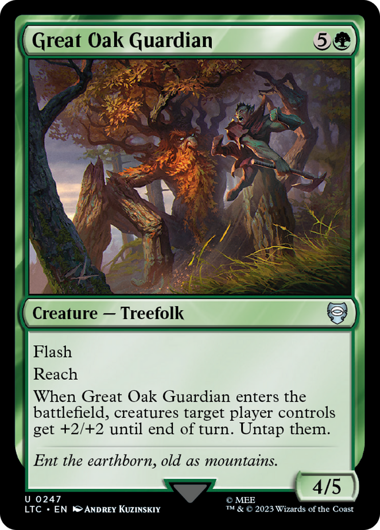 Great Oak Guardian [The Lord of the Rings: Tales of Middle-Earth Commander] | Galaxy Games LLC