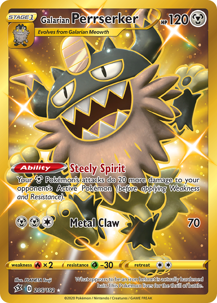 Galarian Perrserker (205/192) [Sword & Shield: Rebel Clash] | Galaxy Games LLC