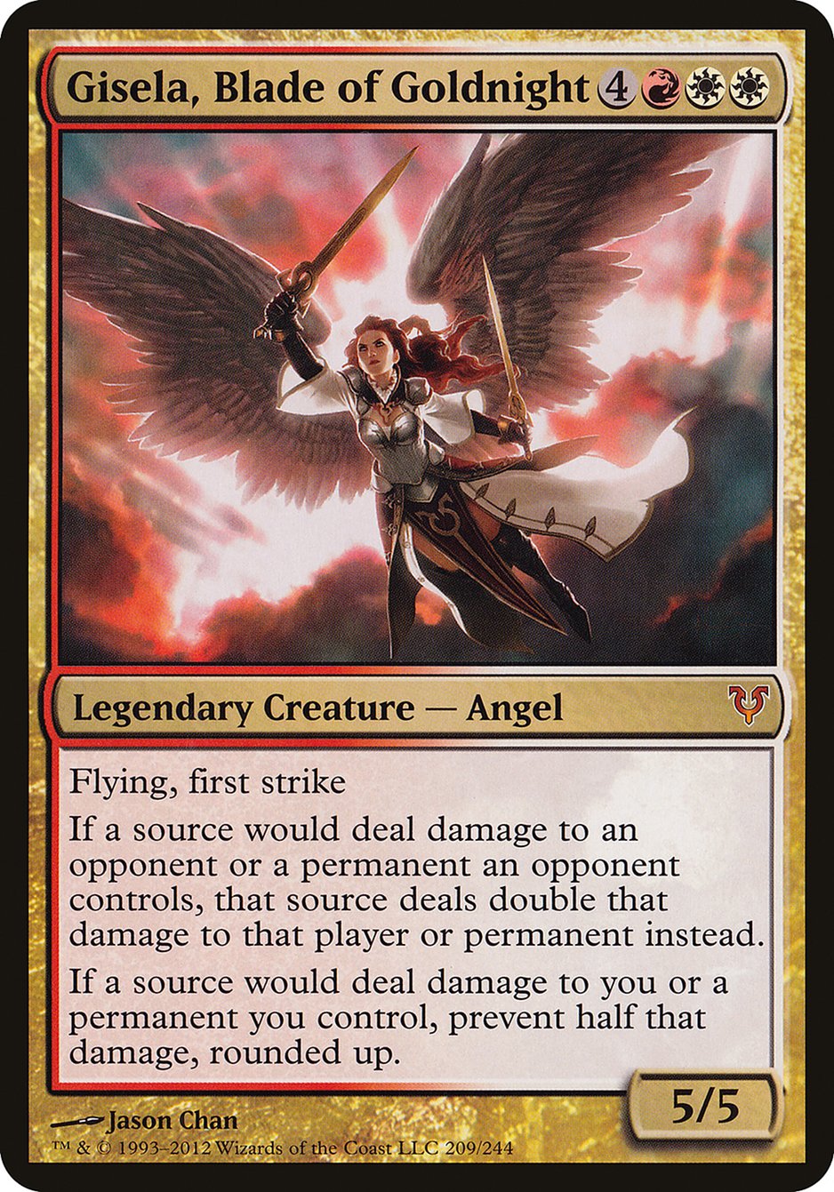 Gisela, Blade of Goldnight (Oversized) [Open the Helvault] | Galaxy Games LLC
