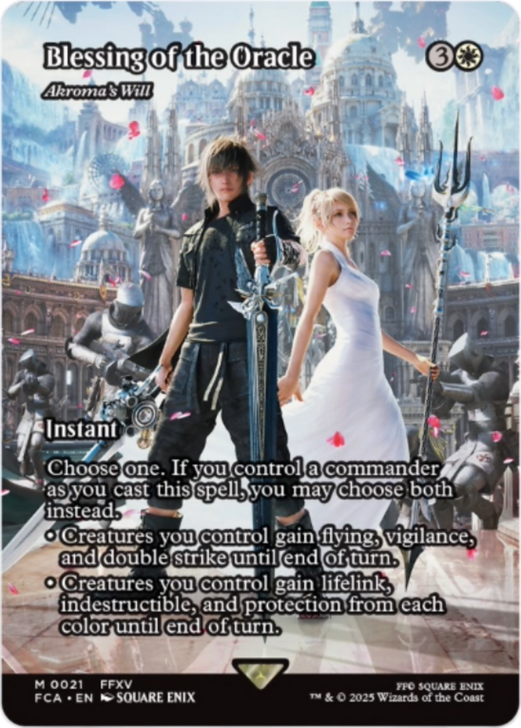 Blessing of the Oracle - Akroma's Will (Showcase) [FINAL FANTASY : Through the Ages] | Galaxy Games LLC
