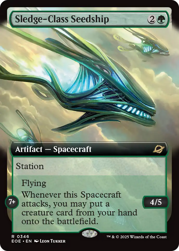 Sledge-Class Seedship (Extended Art) [Edge of Eternities] | Galaxy Games LLC