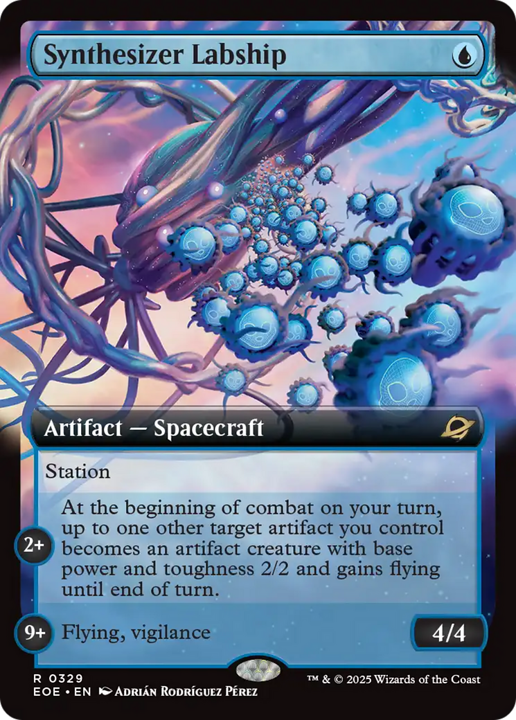 Synthesizer Labship (Extended Art) [Edge of Eternities] | Galaxy Games LLC