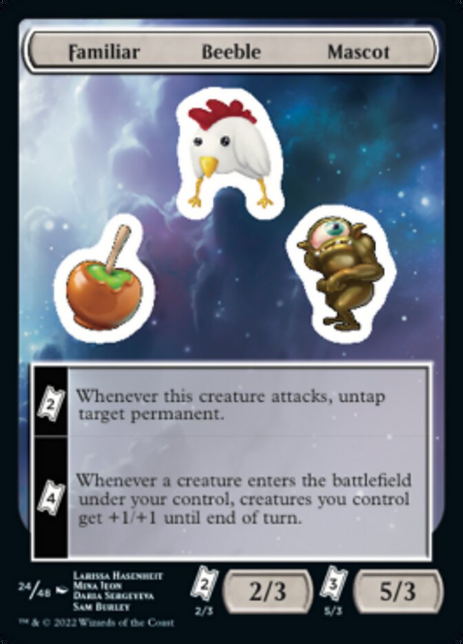 Familiar Beeble Mascot [Unfinity Stickers] | Galaxy Games LLC