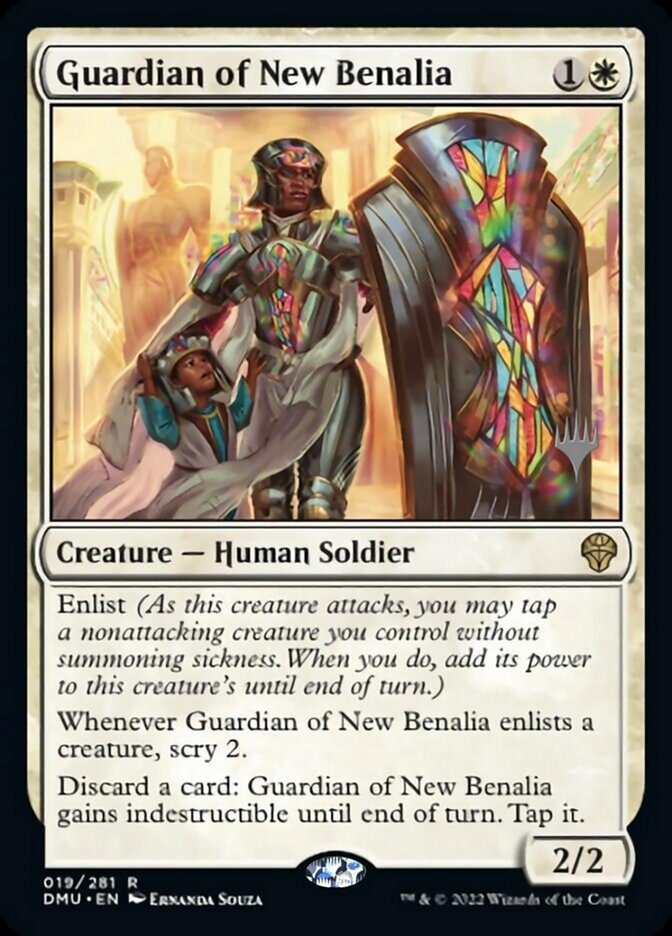 Guardian of New Benalia (Promo Pack) [Dominaria United Promos] | Galaxy Games LLC