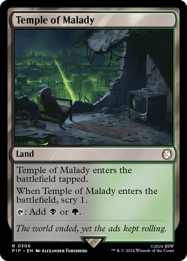 Temple of Malady [Fallout] | Galaxy Games LLC