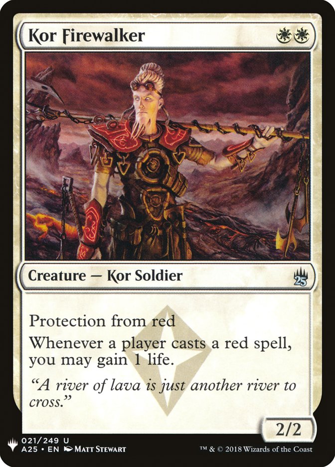 Kor Firewalker [Mystery Booster] | Galaxy Games LLC