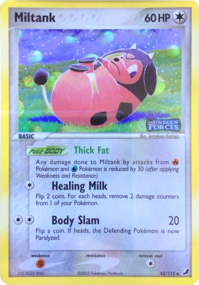 Miltank (42/115) (Stamped) [EX: Unseen Forces] | Galaxy Games LLC