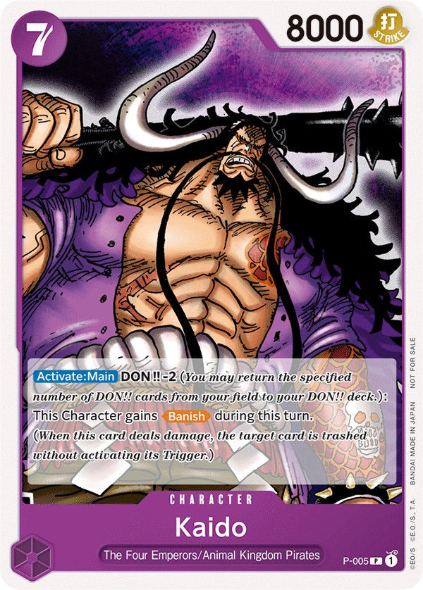 Kaido (Promotion Pack 2022) [One Piece Promotion Cards] | Galaxy Games LLC