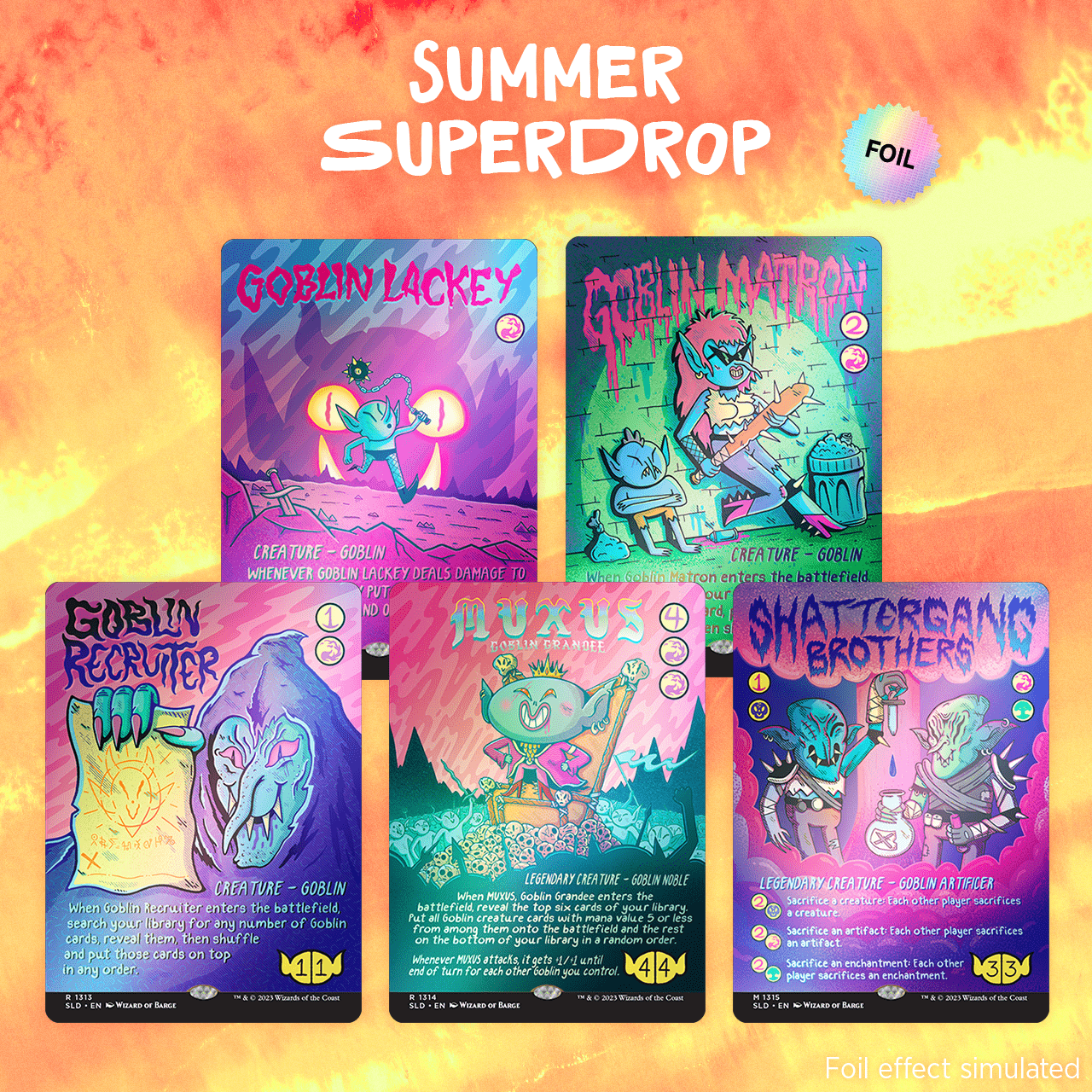 Secret Lair: Drop Series - Goblin & Squabblin' (Foil Edition) | Galaxy Games LLC
