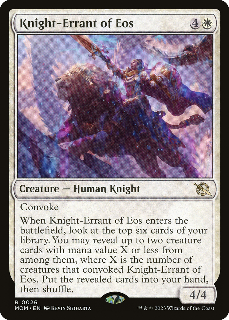 Knight-Errant of Eos [March of the Machine] | Galaxy Games LLC