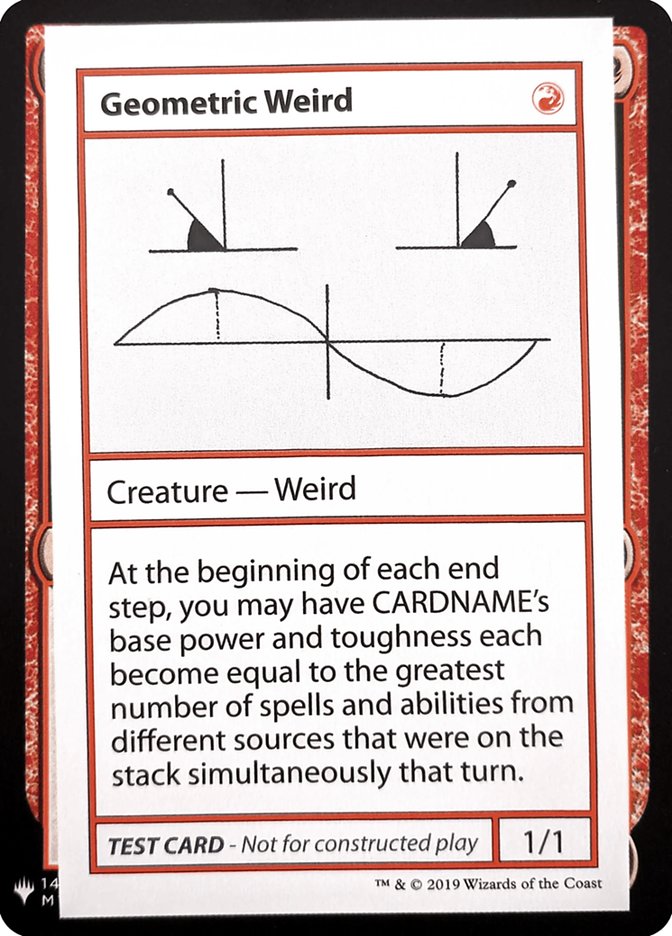 Geometric Weird [Mystery Booster Playtest Cards] | Galaxy Games LLC