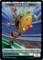 Clown Robot (002) // Food (011) Double-Sided Token [Unfinity Tokens] | Galaxy Games LLC