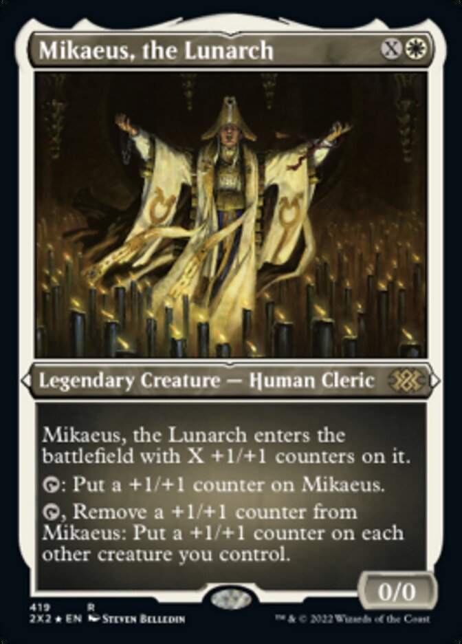 Mikaeus, the Lunarch (Foil Etched) [Double Masters 2022] | Galaxy Games LLC