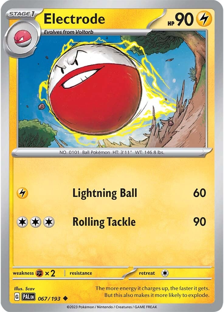 Electrode (067/193) [Scarlet & Violet: Paldea Evolved] | Galaxy Games LLC