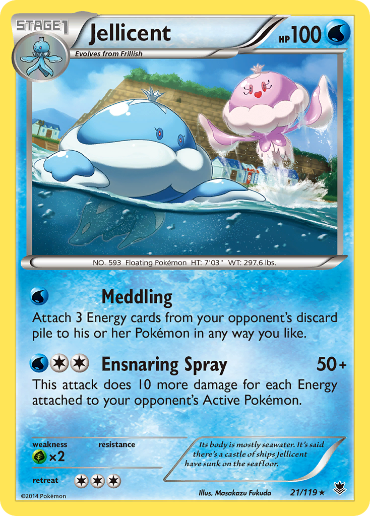 Jellicent (21/119) [XY: Phantom Forces] | Galaxy Games LLC