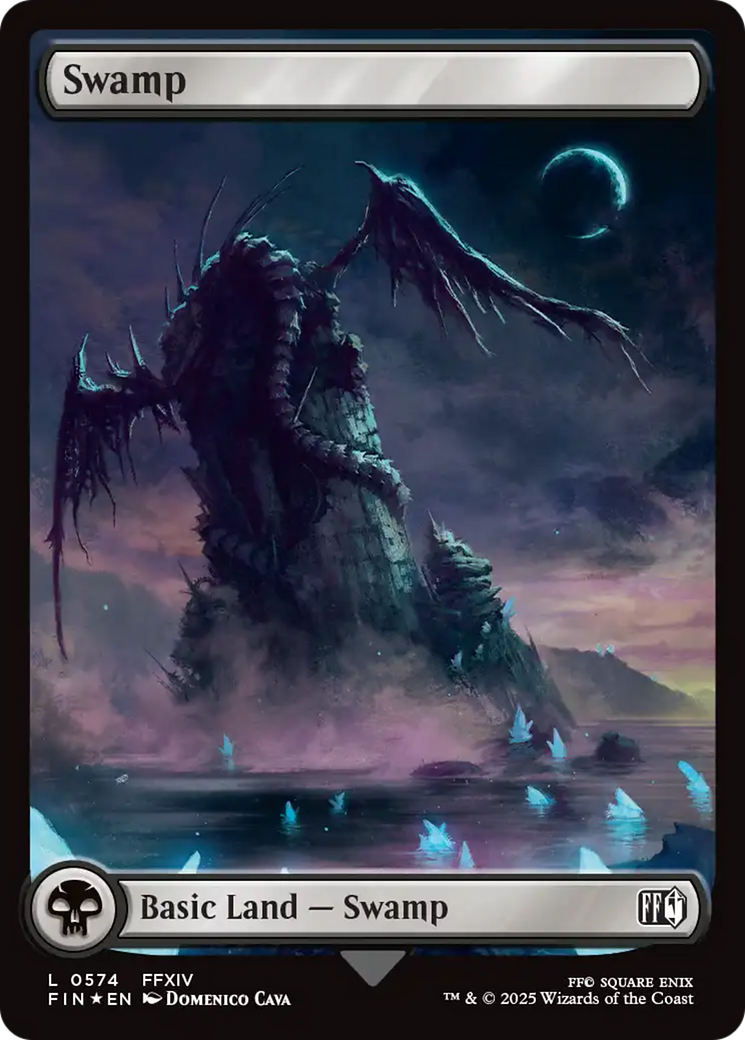Swamp (0574) (Surge Foil) [FINAL FANTASY] | Galaxy Games LLC