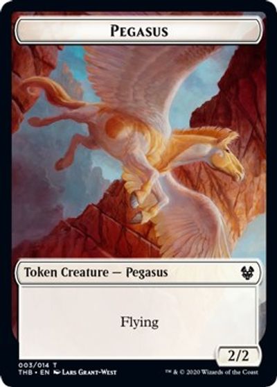 Pegasus // Wall Double-Sided Token [Challenger Decks 2021 Tokens] | Galaxy Games LLC