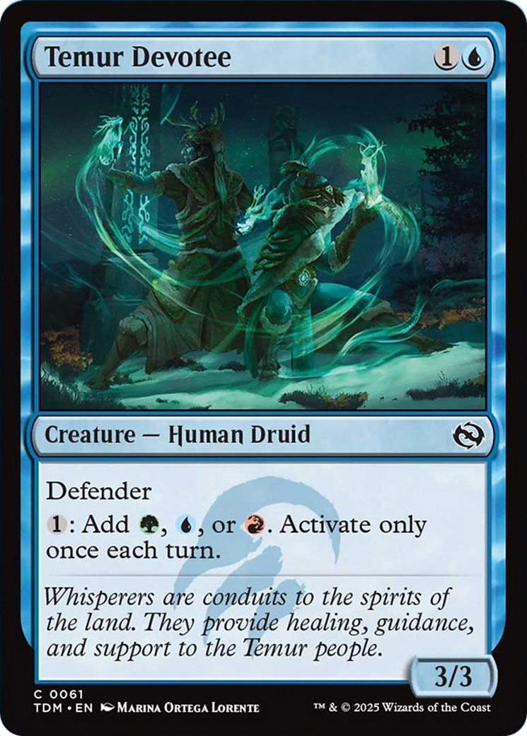 Temur Devotee [Tarkir: Dragonstorm] | Galaxy Games LLC