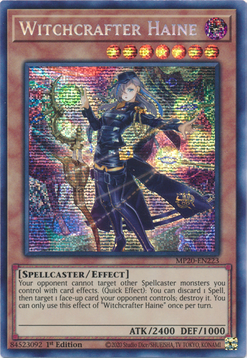 Witchcrafter Haine [MP20-EN223] Prismatic Secret Rare | Galaxy Games LLC