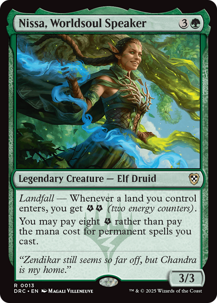 Nissa, Worldsoul Speaker [Aetherdrift Commander] | Galaxy Games LLC