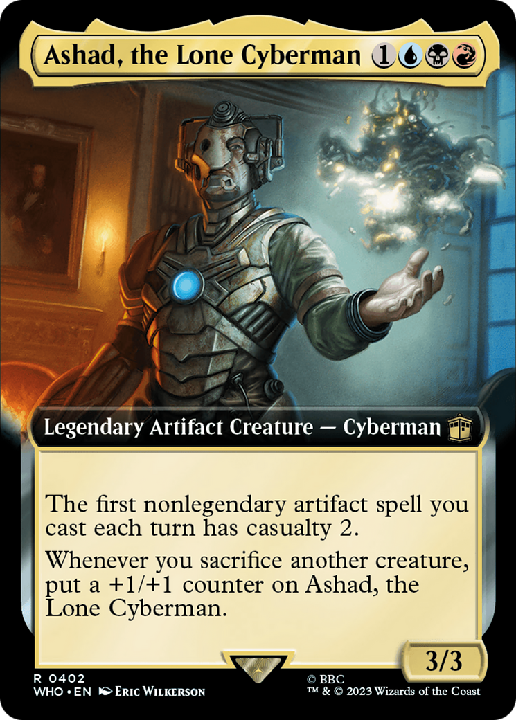 Ashad, the Lone Cyberman (Extended Art) [Doctor Who] | Galaxy Games LLC