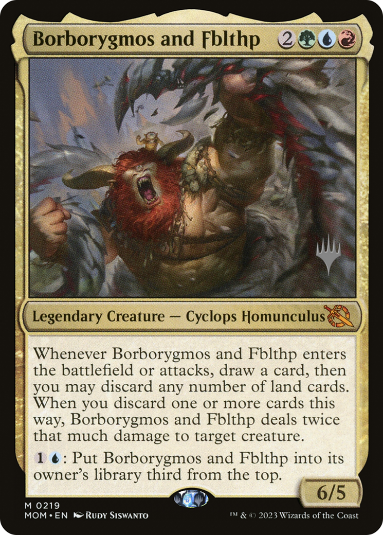 Borborygmos and Fblthp (Promo Pack) [March of the Machine Promos] | Galaxy Games LLC