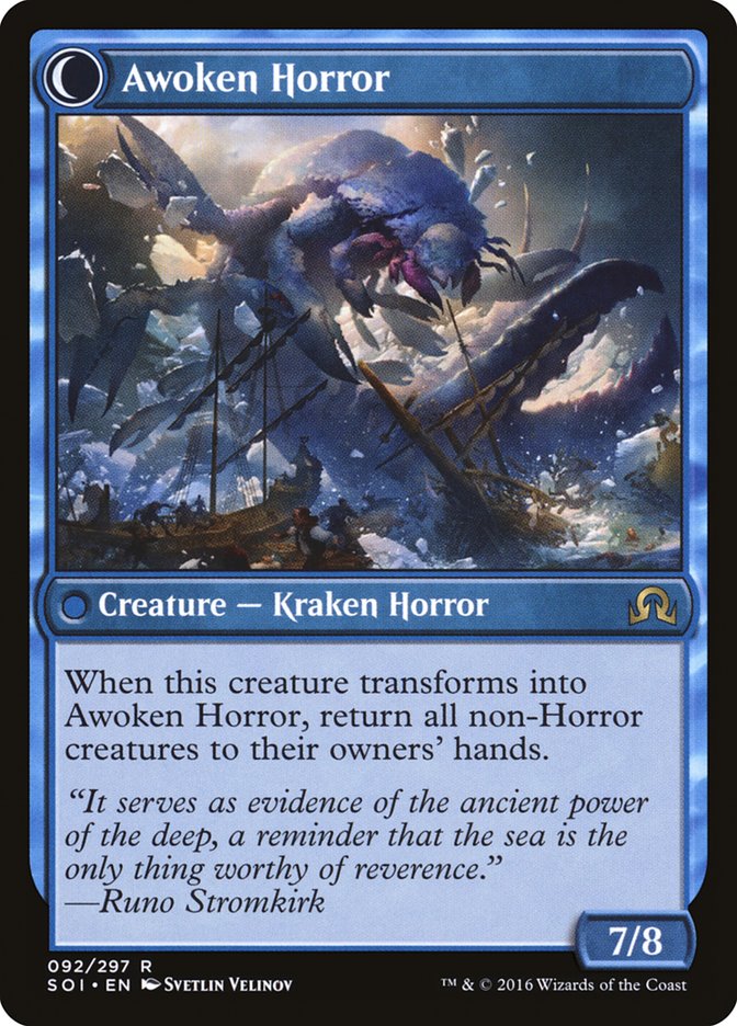 Thing in the Ice // Awoken Horror [Shadows over Innistrad] – Galaxy Games  LLC